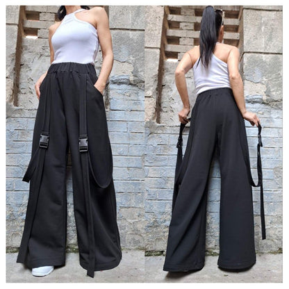 Extravagant Two Piece Set/Outwear Woman Blazer Pants Set/Street Set With Clickers/Sport Elegant Cotton Outfit/Designer Woman Clothing